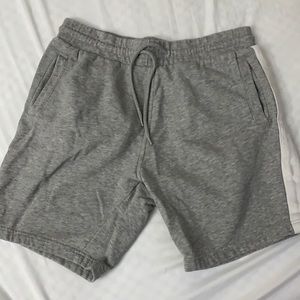 H&M grey sweatshirts with white piping Size M